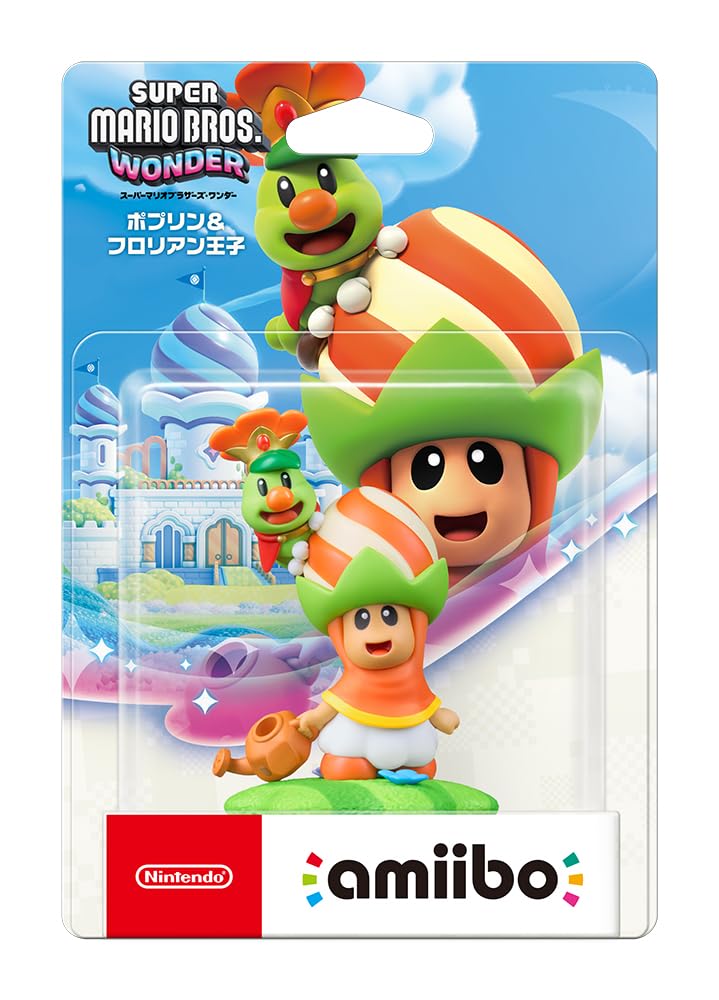amiibo Poplin Prince Florian Mario & (Super Series)