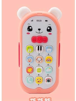 Educational Bilingual 0-2-Year-Old Girl Boy Baby Toy Music Mobile Phone Child Simulation Bite Phone Model Baby