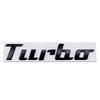 New TURBO Car Rear Emblem Suitable for Turbocharged Performance Modification Badge, 3D Metal Separate Letter TURBO Trunk Sticker
