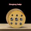 Brass Incenses Holder Incenses Stick Holder 9 Hole Incenses Burners for Bedroom Home Decors Yoga Meditations Teahouses