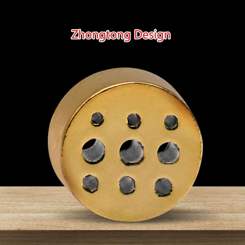 Brass Incenses Holder Incenses Stick Holder 9 Hole Incenses Burners for Bedroom Home Decors Yoga Meditations Teahouses