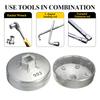 74mm 14 Flute Aluminum Oil Filter Wrench Cap Socket Remover Tool Auto Car Replacement Accessories for Mercedes Benz