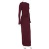 High Stretch Pleat Bodycon Dress For Women 2024 Robes Elegant Evening Party Dress Winter Maxi Long Dress Vestido
