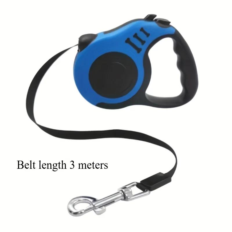 Durable Adjustable Pet Leash Reel-Automatic Retractable Multi-Color PVC Ideal for Small Medium Dogs Hand Wash Only Pet Accessory
