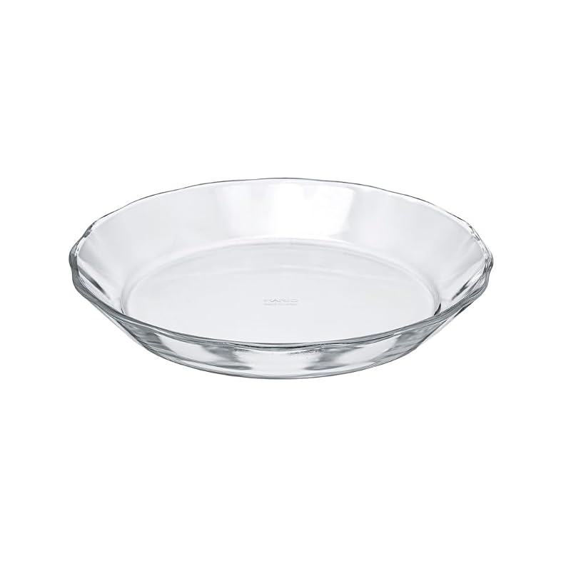 HARIO Heat-Resistant Glass Plate, 800ml, BUONO kitchen Clear Gratin Dish, Made in Japan, HPL-80-BK