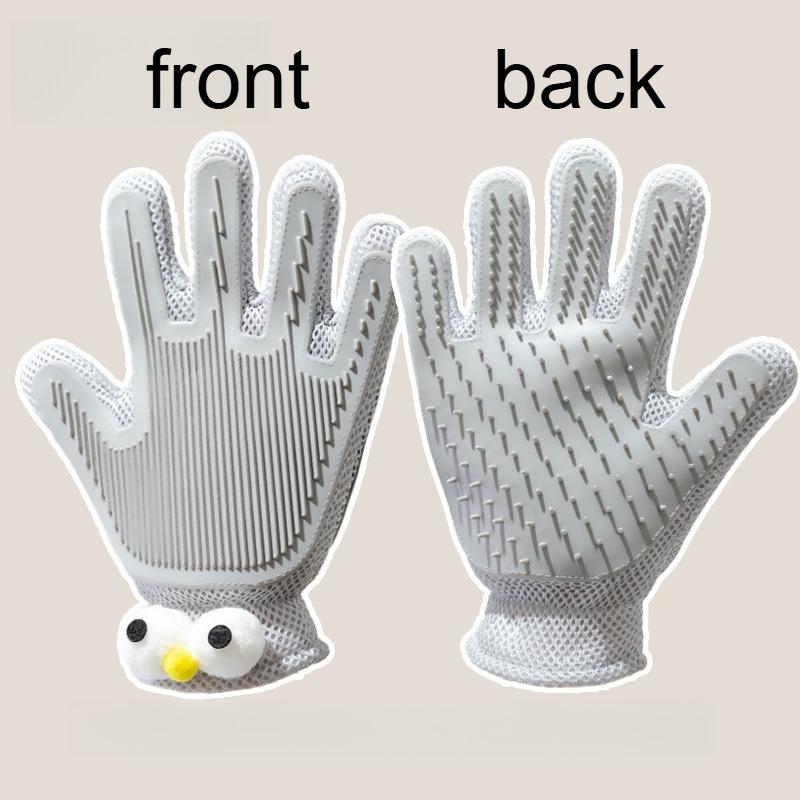 Cat Gloves Cat Hair Removal Pet Hair Removal Brushing Dog Bathing Massage Comb Silicone Hair Removal Pet Supplies