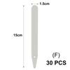 Tall White Tee Tags for Garden Plants Potted Waterproof Anti-UV T Labels Greenhouse Flower Vegetables Herb Markers Sign Stakes