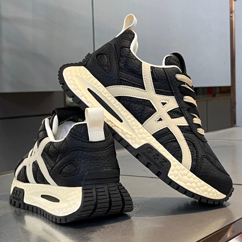 Leather Surface Sports oes Faionable All-Match Comfortable Soft Bot Anti-Slip Casual oes Lightweight Trendy Men's oes