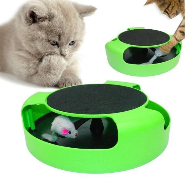 Brinquedo Rato Gato Movimento de Alta Qualidade Para Brincadeira Envolvente e Arranhar Saudável
