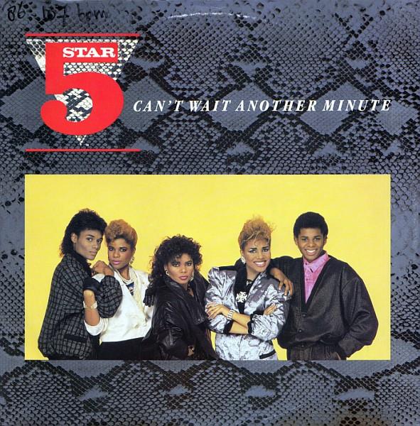 

12-дюймовая пластинка FIVE STAR Can t Wait Another Minute PT40698 Tent RCA 1986 UK Танцевальная Электроника Б/у