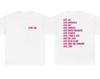 Love July Tshirt Rap Fan Gift Concert Streetwear 2026 Summer Unisexs Unisexs Extra Large Sports Shirt Y2k Style Cotton Shirt
