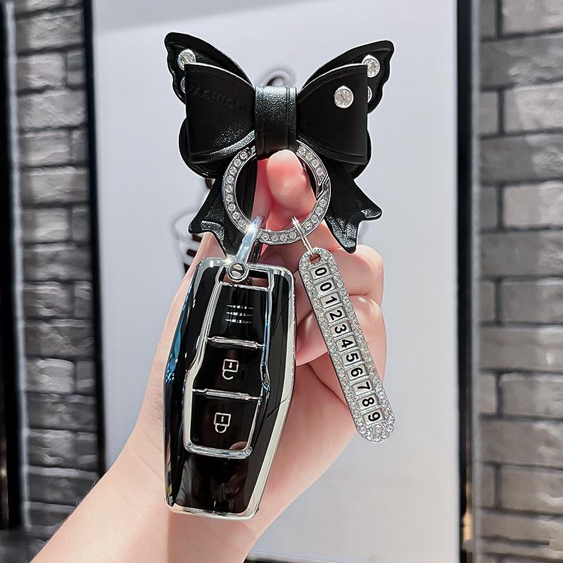 Tpu Car Remote Key Case Cover Protect Shell Fob For Mitsubishi Outlander Control Accessories