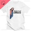 Funny Jesus I Saw That Meme Print Graphic Tshirt Unisex Unisex Tee Shirt Short Sleeve Creativity Casual Summer Shirt Streetwear Tops Unisex