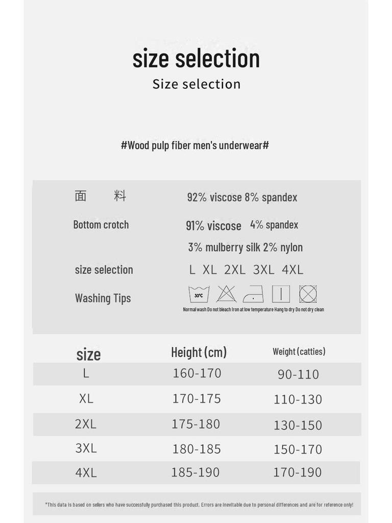 Nahtlose Herren Antibakterielle Atmungsaktive Seiden Boxer Briefs - Hochelastisch, Bequeme Passform, Große Größe