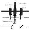 Adjustable Circle Hole Saw Cutter Drill Bit Burr Free Cutting Tool for Door Lock Hole Opening Installation Works