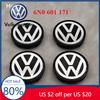 För VW Volkswagen Jetta MK5 Golf 20st ABS 55mm 56mm VW-logotyp Bilfälgscenterkåpor För Volkswagen VW Santana Bora Jetta Fälgar Nav