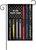 NIGHT BUTTERY First Responders Hero Ag Nurse E-M-S Police Fire Military Garden Ag 12x18 Inch No One Fights Alone Ameri GGO