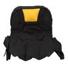 Riding Grass Mower Seat Cover Rain Proof Dust Proof Adjustable Tractor Seat Cover Protector Black Yellow