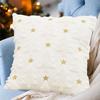Merry Christmas Decorative Pillowcase 45x45cm Soft Plush Couch Cushion Case Car Bedroom Cushion Cover Christmas Pillowslip Home