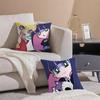Japanese Anime PPanty  Stocking with Garterbelt Cushion Cover Pillowcase Short Plush Invisible Zipper Room Sofa Cushion Cover
