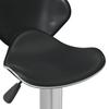Black Faux Leather Bar Stool