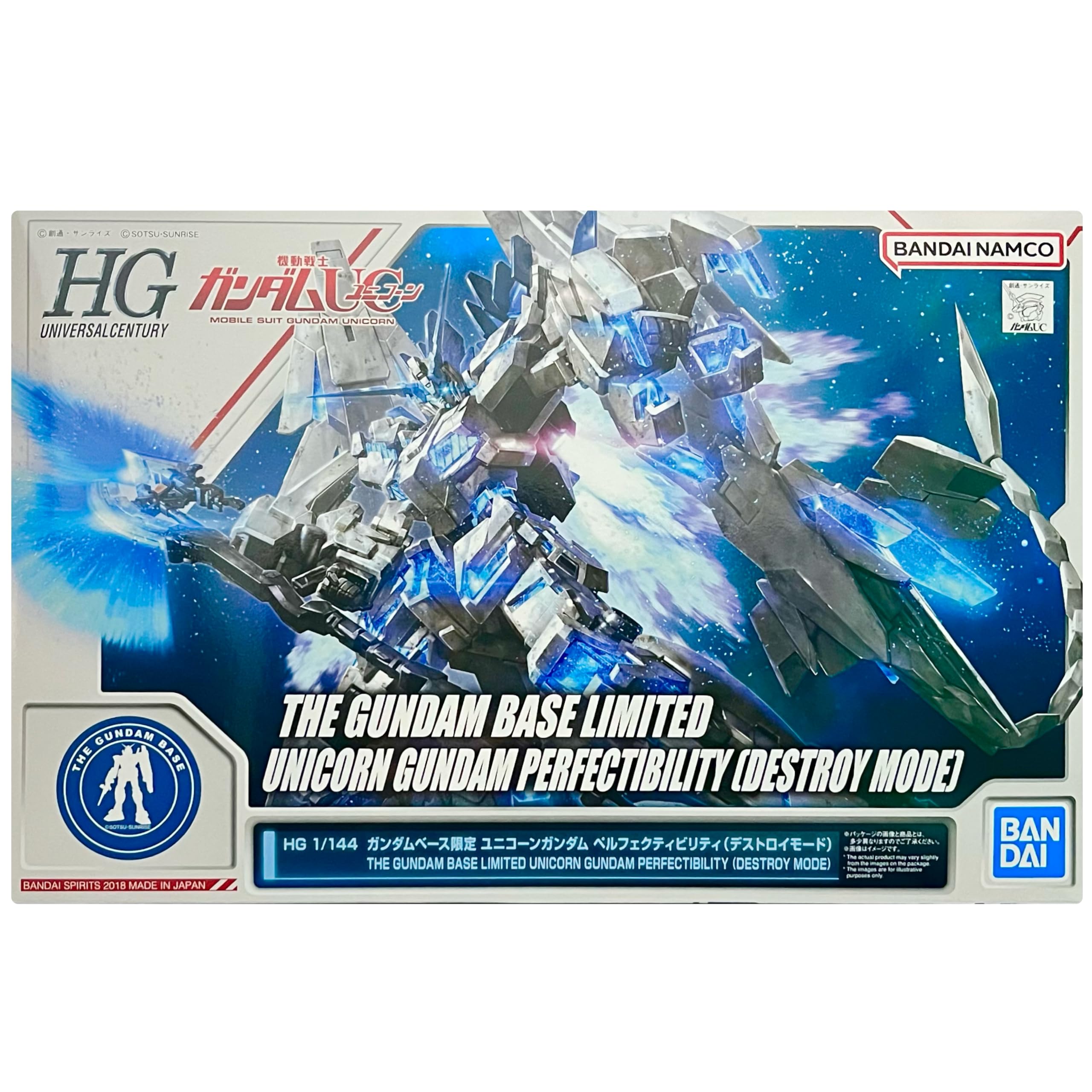 

Базовая модель мобильного костюма Unicorn Perfectibility UC Limited [HG] 1/144 (Режим уничтожения) [Единорог]