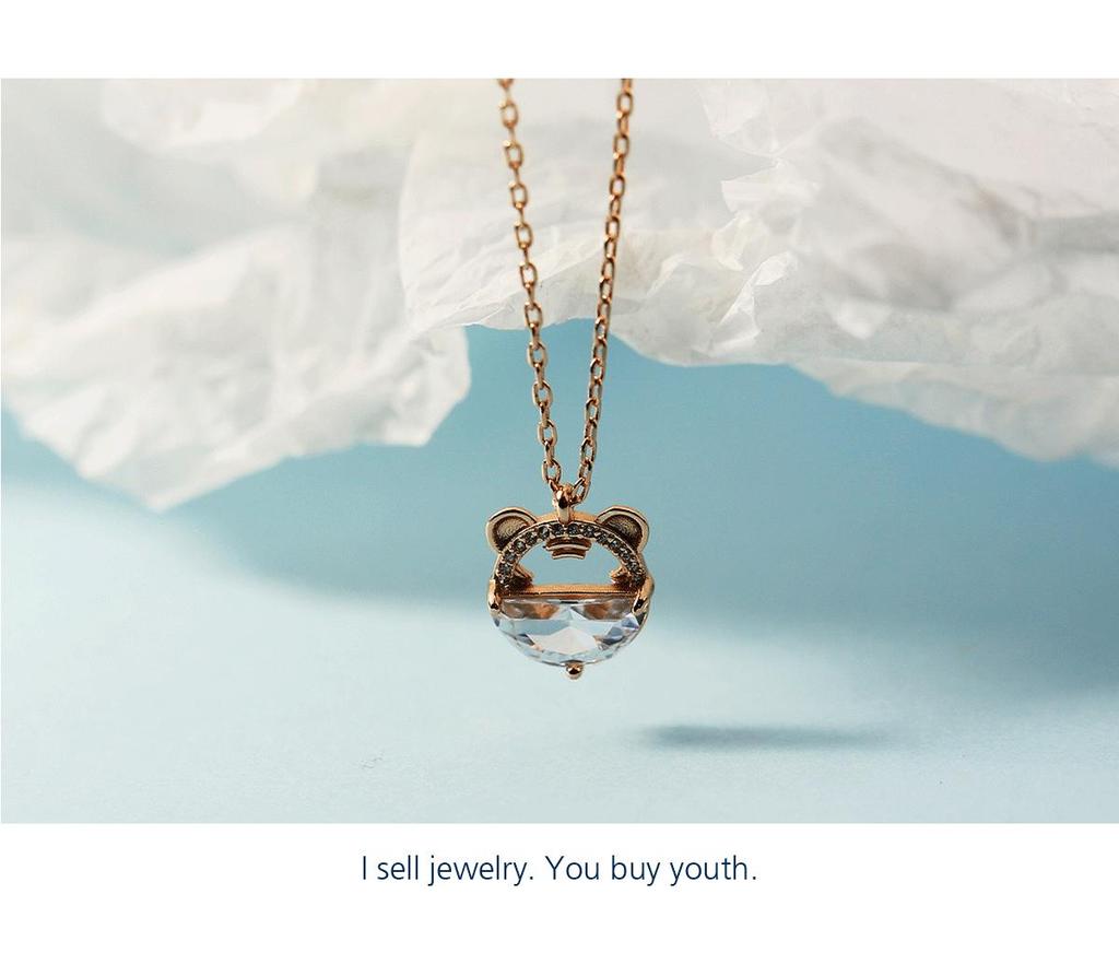 Charming Little Tiger Pendant Necklace - Trendy Clavicle Chain for Women's Birthday and Christmas Gifts