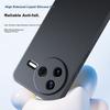 BIAZE Frosted Skin-FriendlyCase for Redmi K80 Pro Phone, K80 Pro Full Protection Shockproof Slim Heat Dissipation Liquid Soft JK972 Black