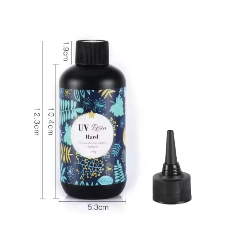 UV Resin Clear,Hard,Upgraded Crystal Clear Epoxy Resin Up Premixed UV Cure Resin for Craft Jewelry MakingJewelry Making Tools