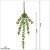 Plastic Artificial Succulent Plants Green Color Faux Succulents Wall Hanging Plants  Home Office