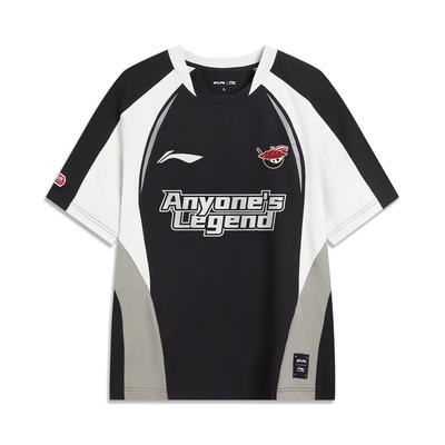 Li Ning X LPL Kolaborace MSI Event Expedice Sportovní Ležérní Móda Kulatý Výstřih Pár Ležérní Sportovní Krátký Rukáv Unisex Tričko ATSV711-1