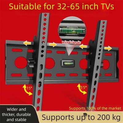 Neigbare 15° TV-Wandhalterung 32-65 Zoll TV-Ständer Rahmen Neu TV-Halterung Universell
