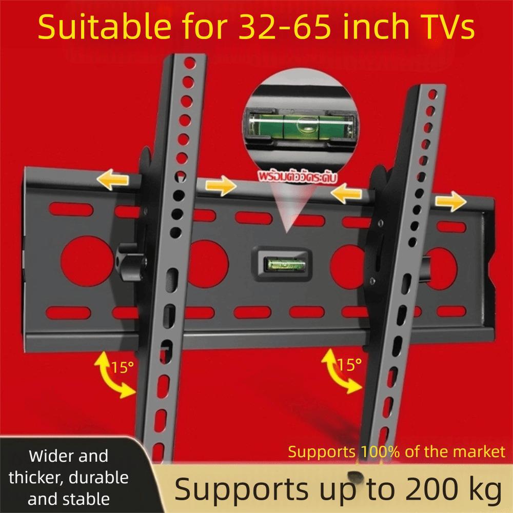 Uchwyt ścienny do telewizora z regulacją kąta nachylenia 32-65 cali Stojak Rama Nowy Wieszak do telewizora Uniwersalny