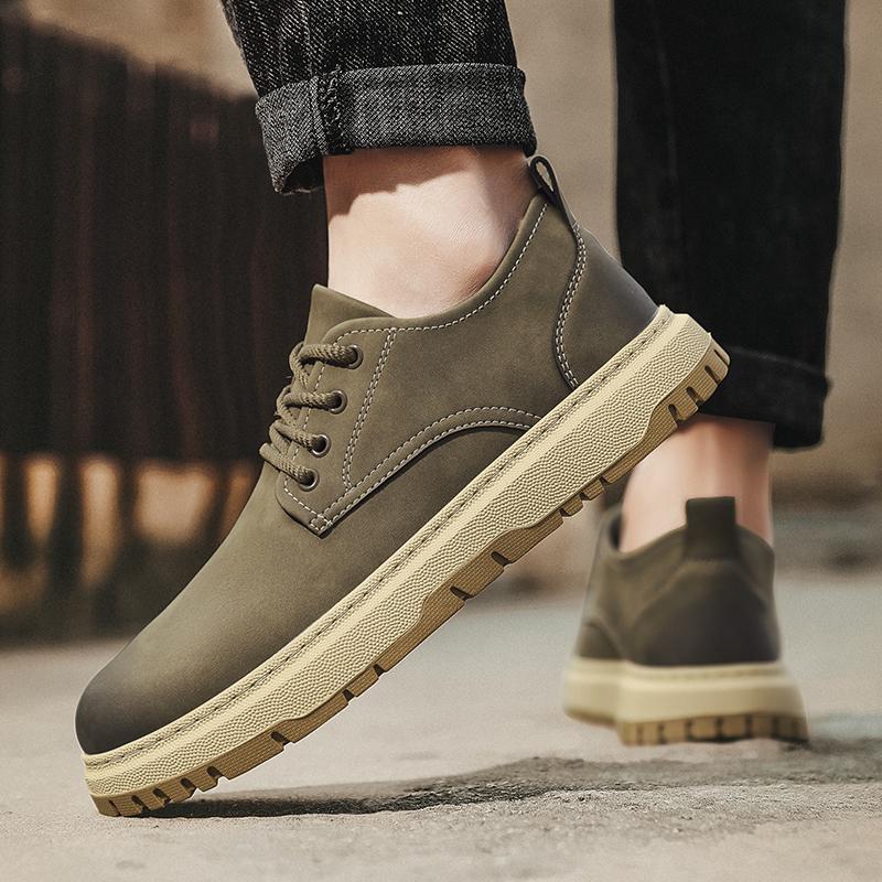 Fashion Casual thick soled men's shoes Retro versatile design style Leisure Outdoor Business Party Daily office outdoor quality shoes