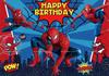 Spiderman Theme Baby Boys Birthday Party Decorations Vinyl Photography Backdrops Party Background For Photo Studio