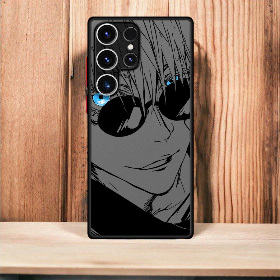 Anime Sukuna Jujutsus Kaisen Soft Edge Phone Case for Samsung Galaxy S23 FE S22 Plus S23Ultra S20 FE S22 S20 S25 S21 S25Plus S24