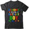 TeesPure Grandma Birthday Boy Master Builder Building Bricks Blocks Shirt Short Sleeve Tee