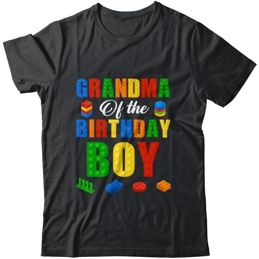 TeesPure Grandma Birthday Boy Master Builder Building Bricks Blocks Shirt Short Sleeve Tee XXXXXL разноцветный