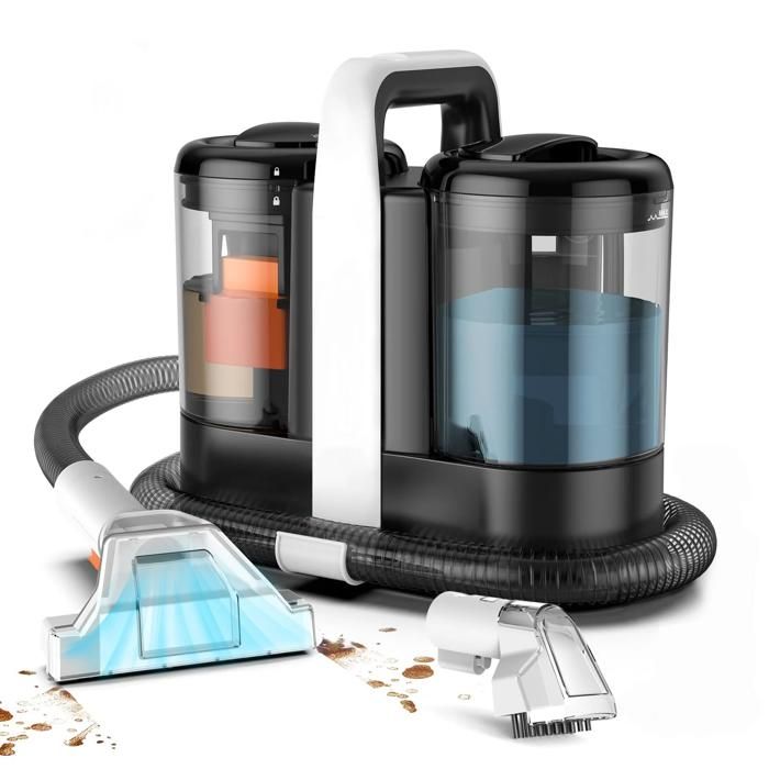 Aspirateur à tapis portable, 600W de puissance, 15 Kpa d'aspiration, W07