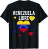 Venezuela Map 7 Stars Flag TShirt Woman Man Vintage Fashion Casual High Quality Cotton Printed Tshirt Outdoors Simple Style