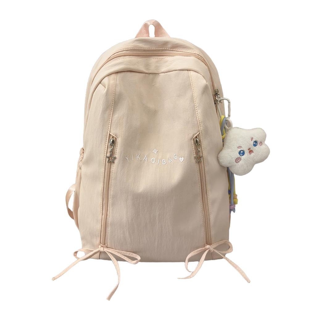 Schoolbag Korean Girl Backpack, Primary and Secondary School Student Backpack for Women, Casual Light Backpack, Large Capacity College Style