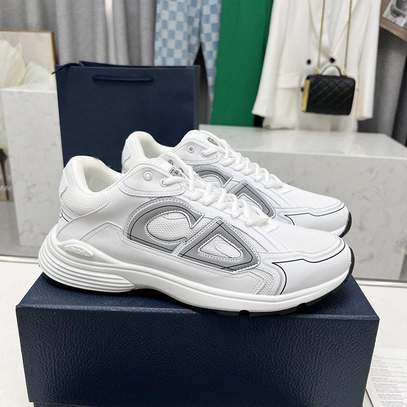 Mens Chunky Sneakers B22 B25 Mesh Breathable Casual Letter Print Dad Shoes Daily Wear