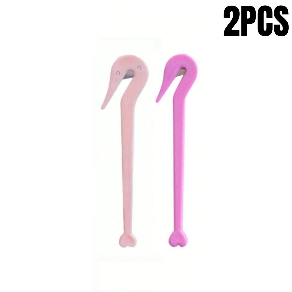 2/4/6/8Pcs Disposable Elastic Hair Band Cutter Girls Ponytail Remover Headbands Cutting Tool Kids Headwear Cut Knife Accessories