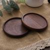 Japanese Tea Ceremony Wooden Coasters - Beech & Walnut Insulation Mats