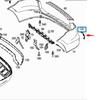 Rear Bumper Reflector for Mercedes-Benz W222 S300 - Model Numbers 2228200774, 2228200874