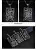 Ethnic Stainless Steel Guan Gong Pendant - Titan Steel Necklace with Retro Dragon Design
