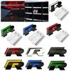 AABIO1 3D Metall R Rline Emblem für Auto Frontgrill Heckklappe Aufkleber für VW Golf GTI Jetta Passat B5 Tiguan Touran MK8