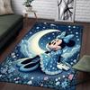 1pc Minnie Pattern Area Rug Soft Flannel Floor Mat for Living Room,Office,Bedroom and Carpet,Sofa Coffee Table Floor Mat