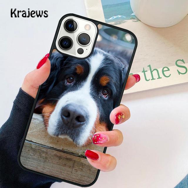 Berner Sennenhund weiche Handyhülle Abdeckung Für iPhone 17 Air 16 15 14 plus 12 13 pro max Hülle Shell Fundas