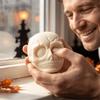 Crunchy Building Block Pumpkin Skull Ball Sound Effects Pumpkin Skull Squishy Toy  Halloween